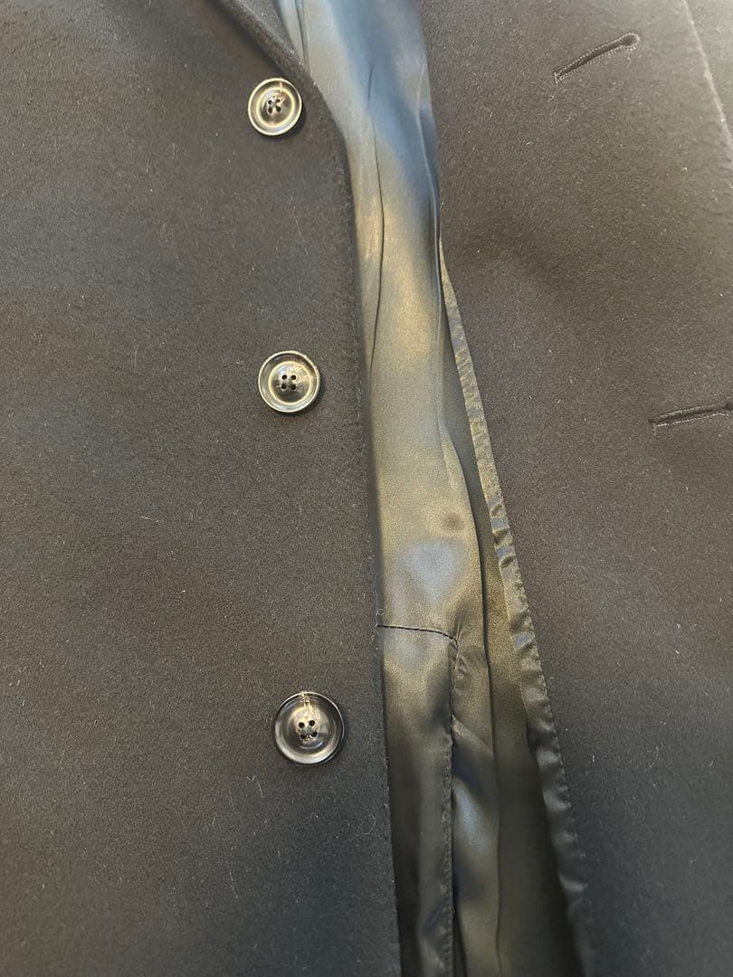 ラルディーニ チェスターコート ブラック 50 LARDINI 国内正規品