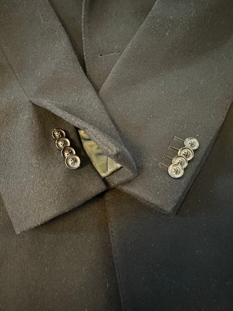 ラルディーニ チェスターコート ブラック 50 LARDINI 国内正規品