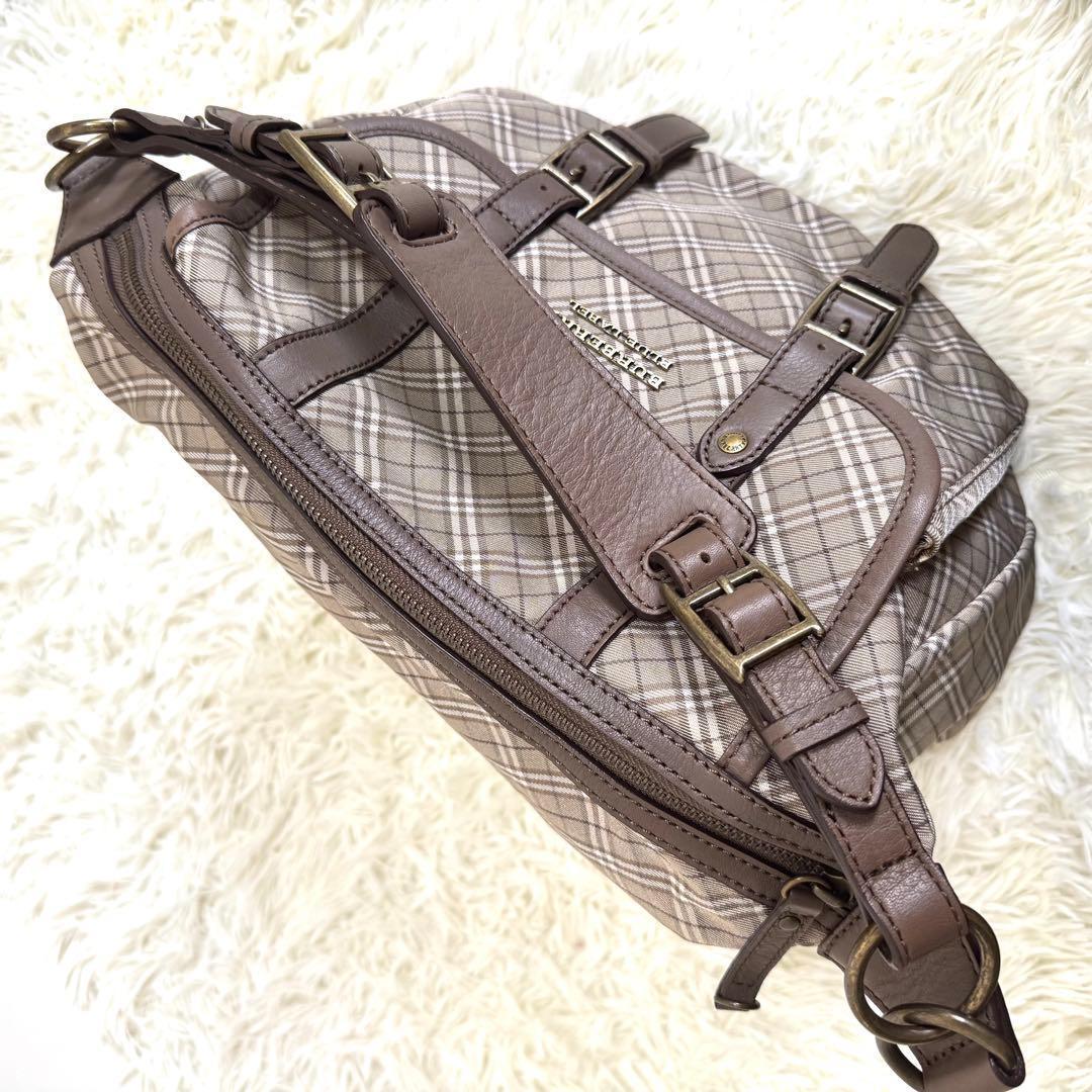 【新品同様】バーバリーブルーレーベル　ワンショルダー　バッグ　ロゴ