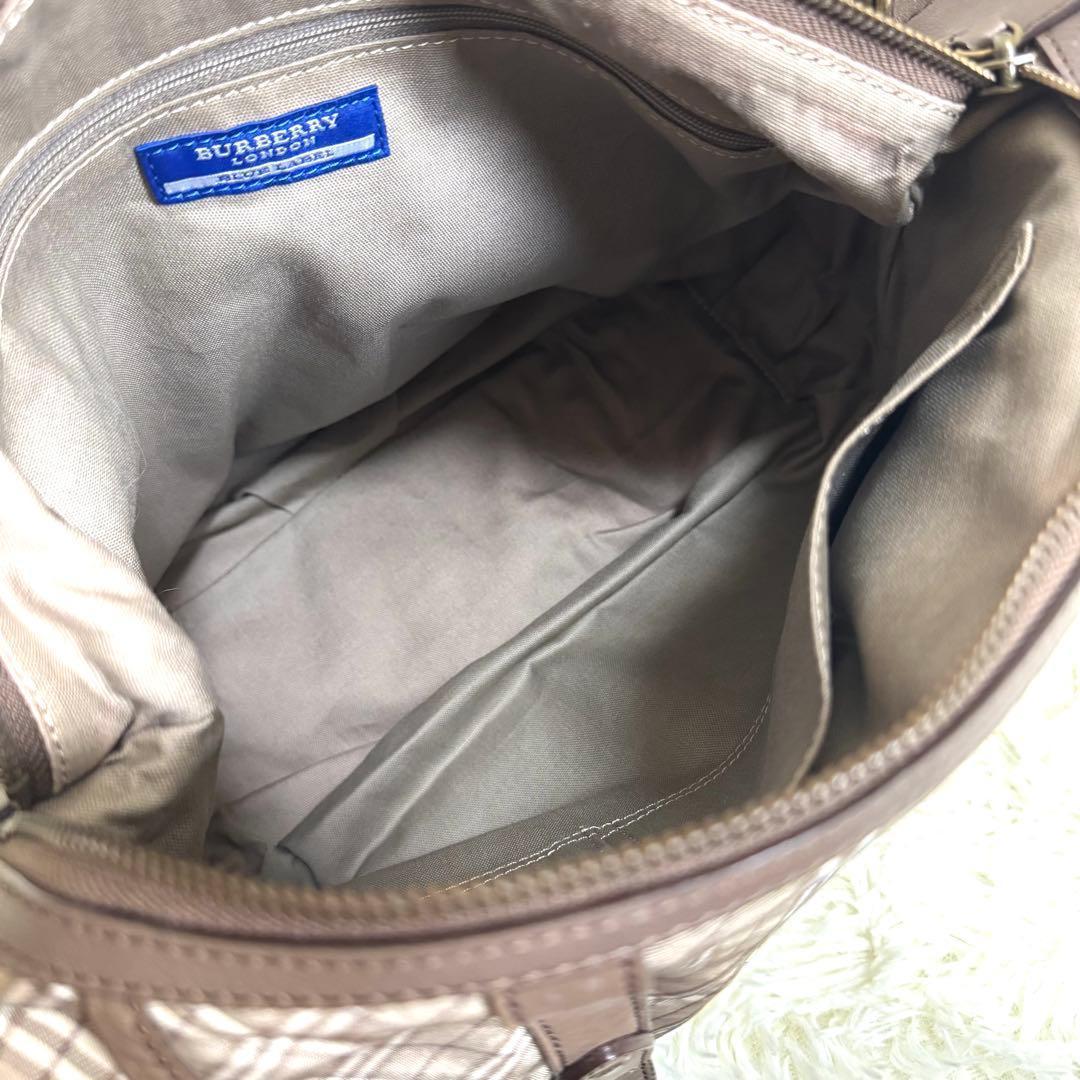 【新品同様】バーバリーブルーレーベル　ワンショルダー　バッグ　ロゴ