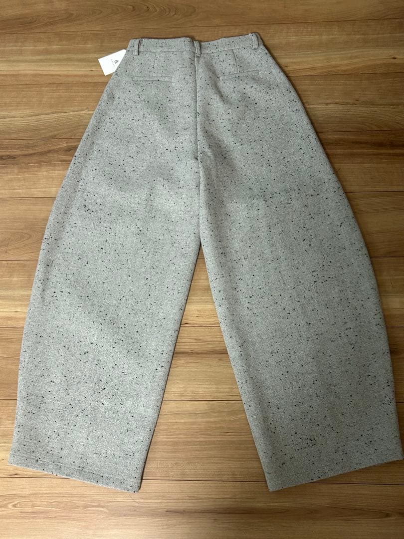 【uSagi 】esicaさん　ネップツイードカーブパンツ