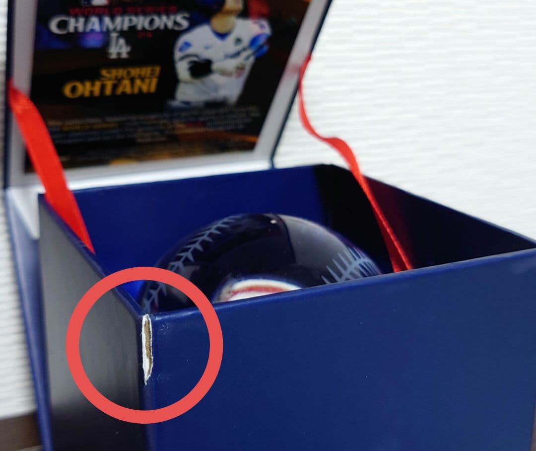 大谷翔平　2024年　ワールドシリーズチャンピオン記念　クリスタルボール