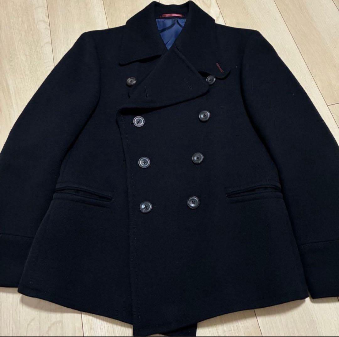 希少✨ポールスミス ピーコート 2way スタンドカラー ブラック 派手裏地