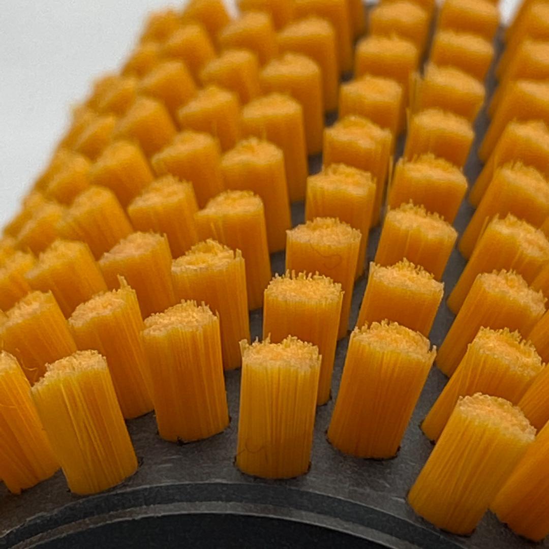 ロトブラシ３点（馬毛、ブロンズ、ナイロン）＋ハンドル、キャリーバッグ付