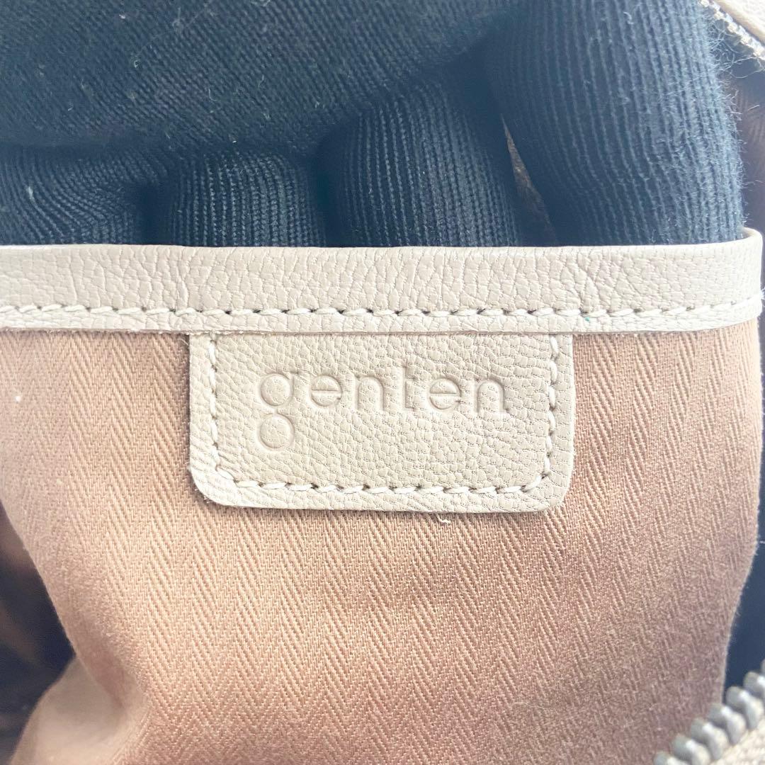 未使用級　ゲンテン　ゴートベーシック　ボストンバッグ　2way サンドベージュ