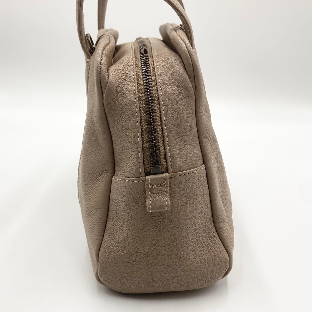 未使用級　ゲンテン　ゴートベーシック　ボストンバッグ　2way サンドベージュ