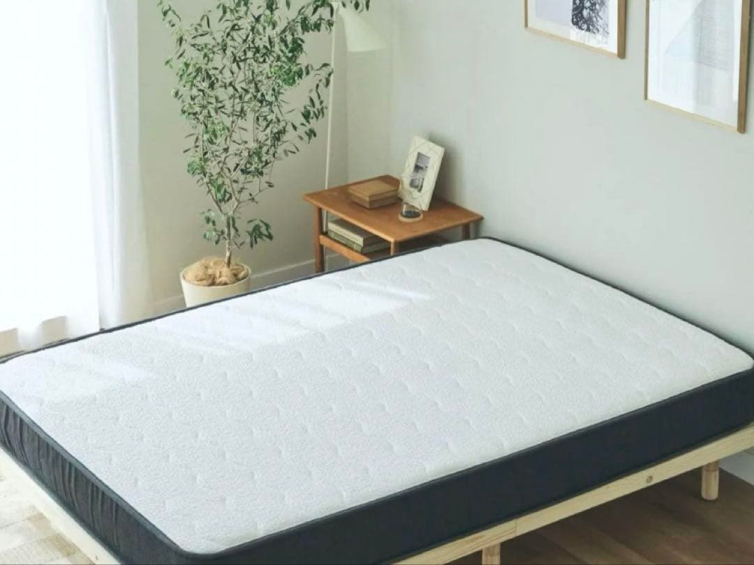 まる 美品 ネルマットレス セミダブル