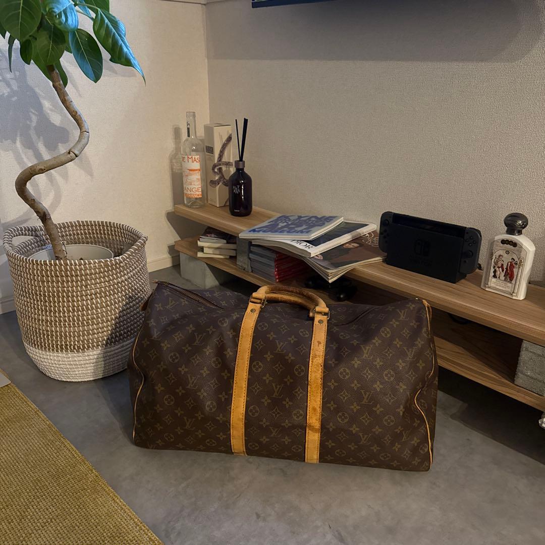 ルイ・ヴィトン ボストンバッグ ブラウン