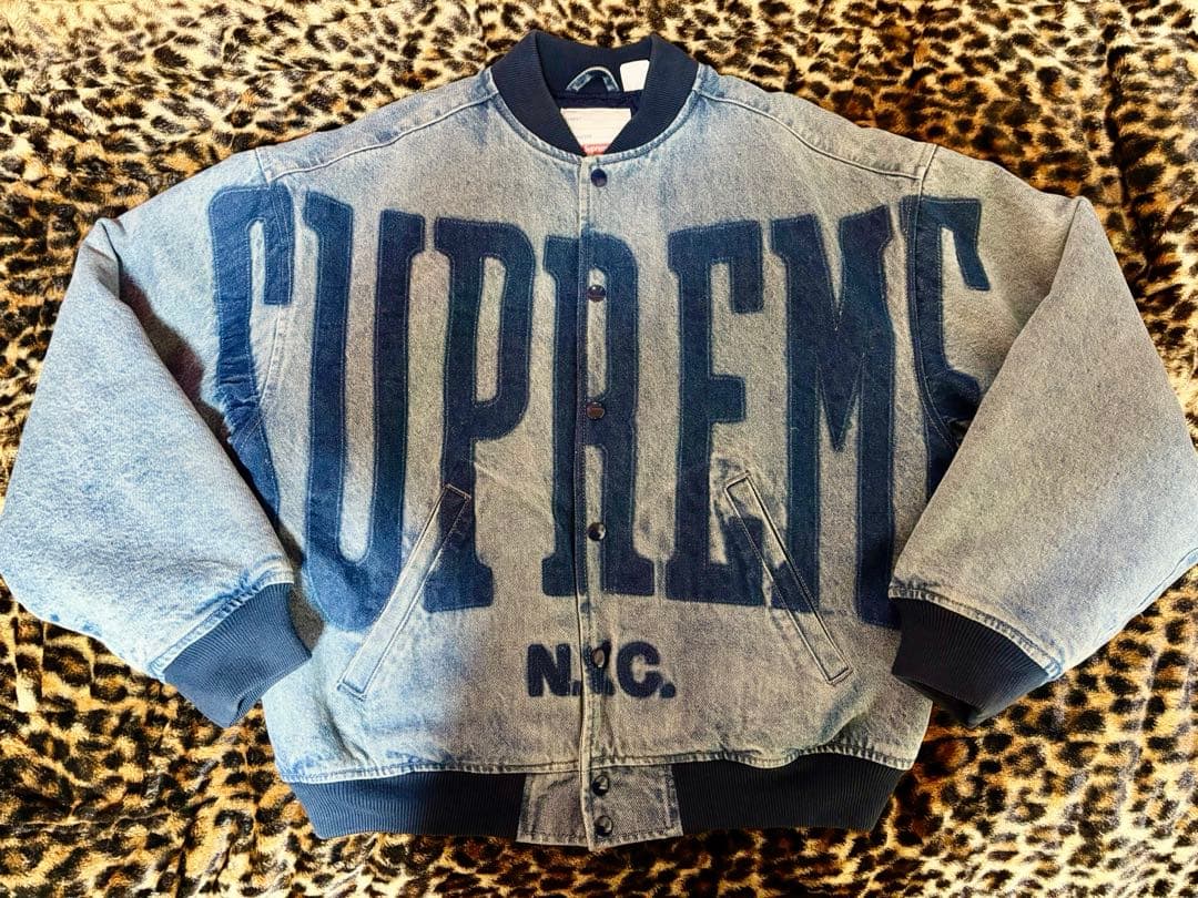 Supreme 23ss ノックアウトデニムヴァーシティジャケット