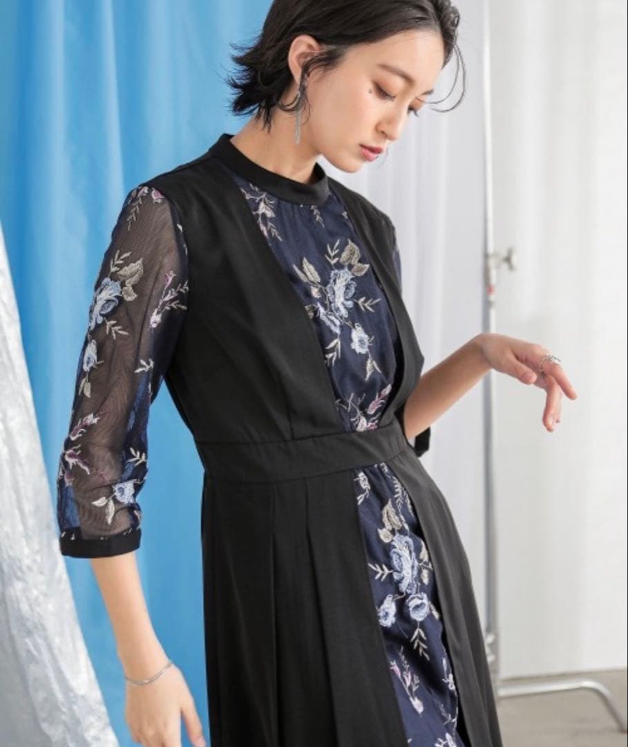 新品未使用!! カラルス パーティードレス ワンピースドレス ロング丈