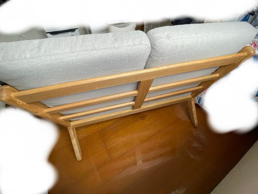 送料込み　ハンス・J・ウェグナー GE290 リプロダクト 2人掛けソファ