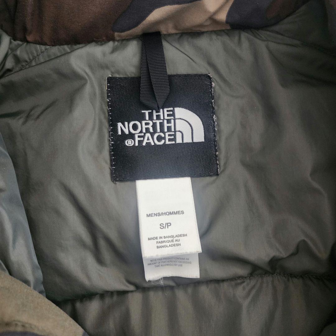 ノースフェイス ヌプシ ダウンベスト 迷彩 カモフラ センターロゴ 刺繍