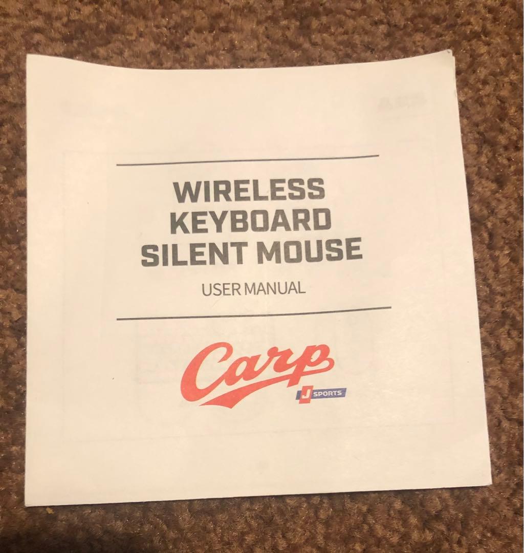 広島カープ　キーボード&マウス　セット