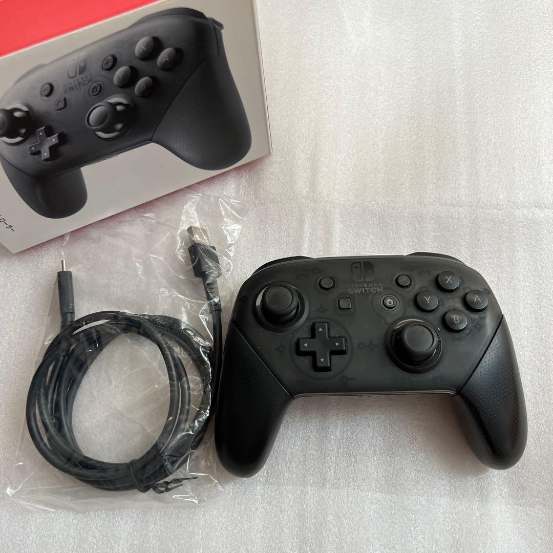 Nintendo Switch 本体付　プロコントローラーとケースセット