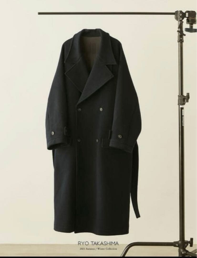 ryo takashima コート　ブラック　M