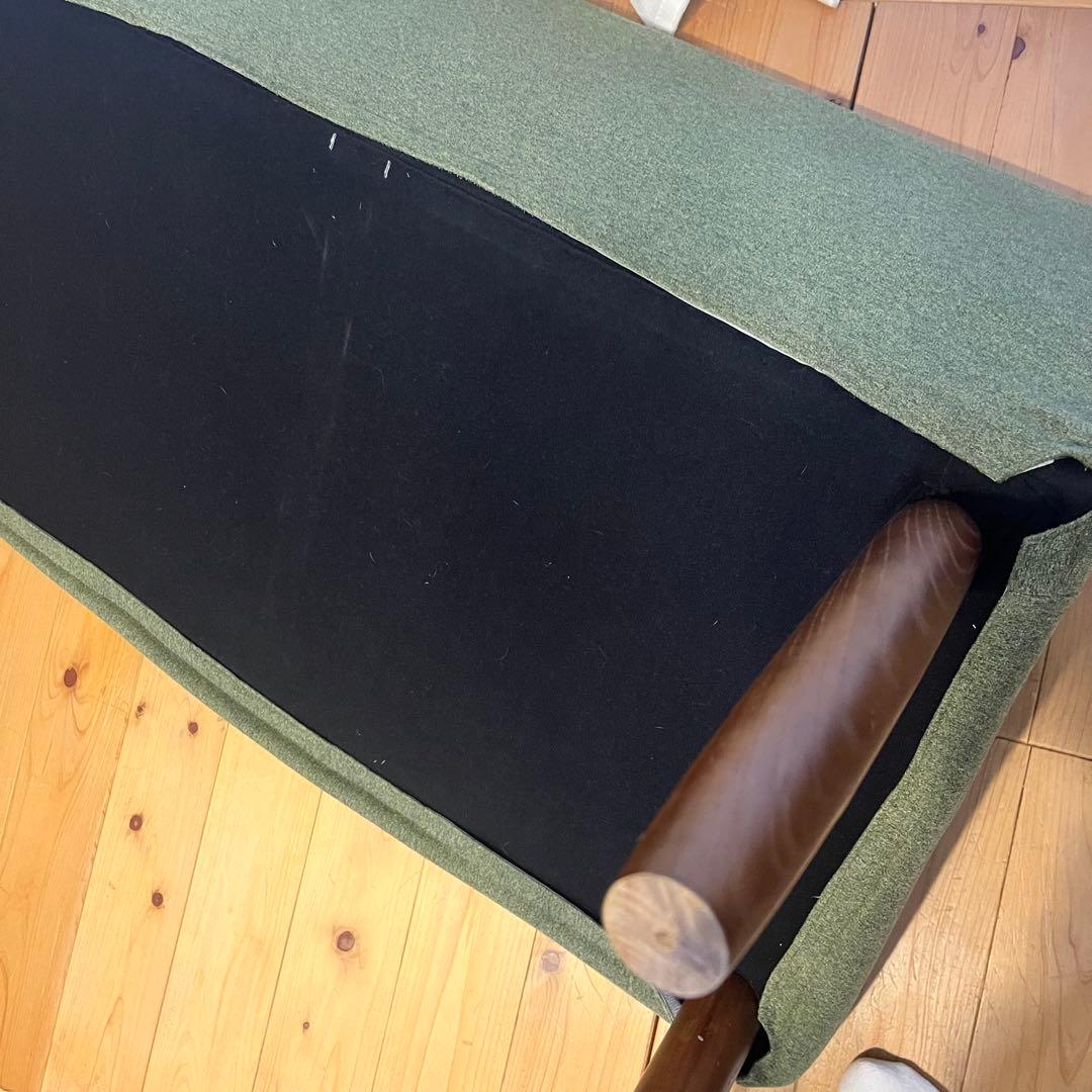 【美品】B-company ダイニング　ベンチ　椅子　グリーン緑　ルミネで購入