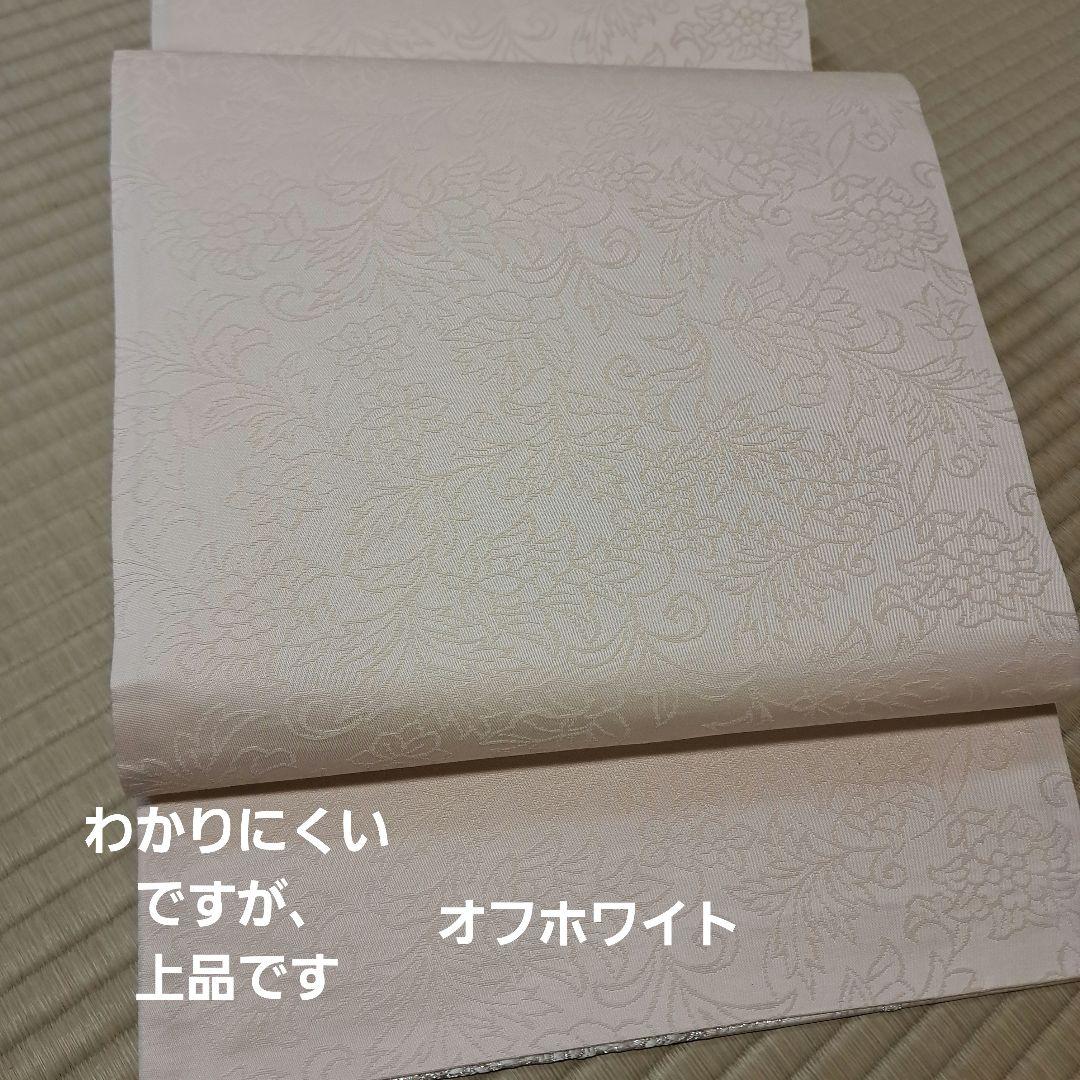 ジャスミン　正絹長襦袢3枚(半衿+衣紋抜き)　リバーシブル袋帯、足袋2足