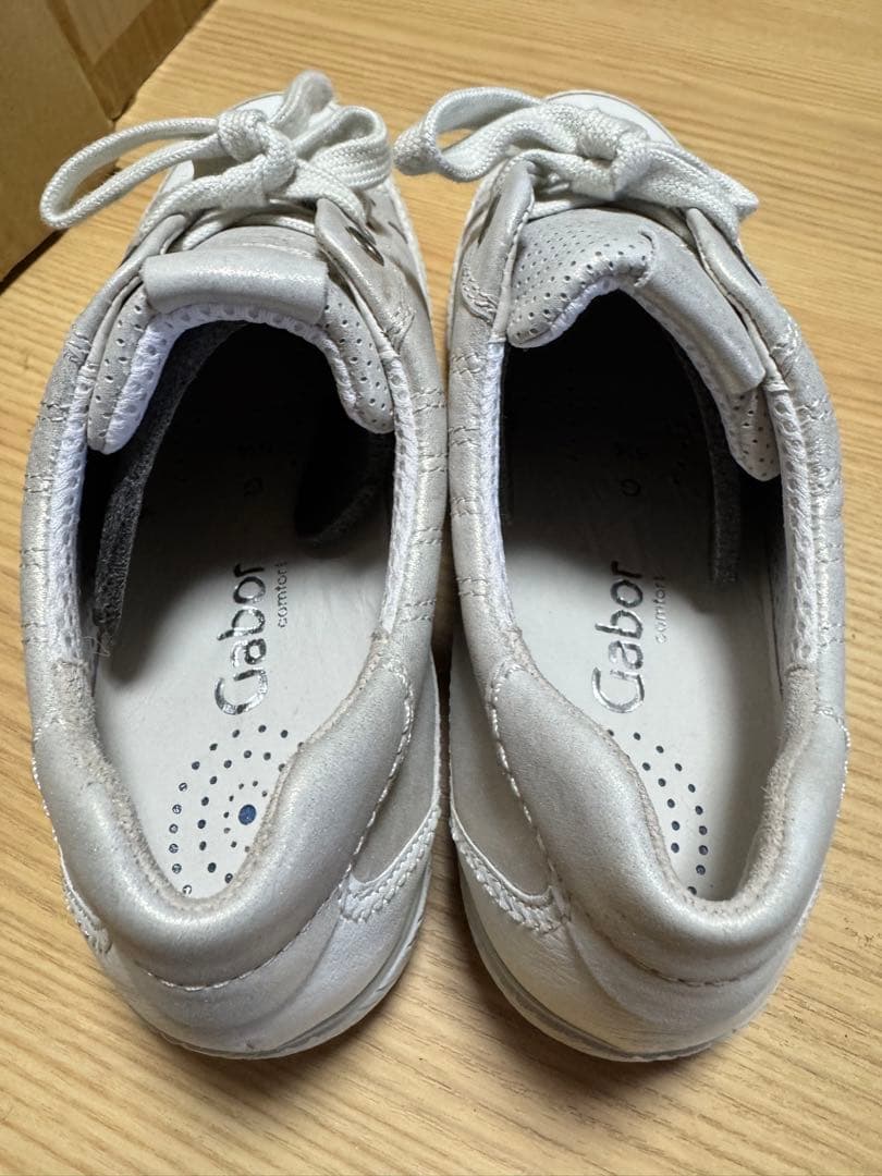 新品未使用 GABOR ガボール スニーカー グレー 24cm