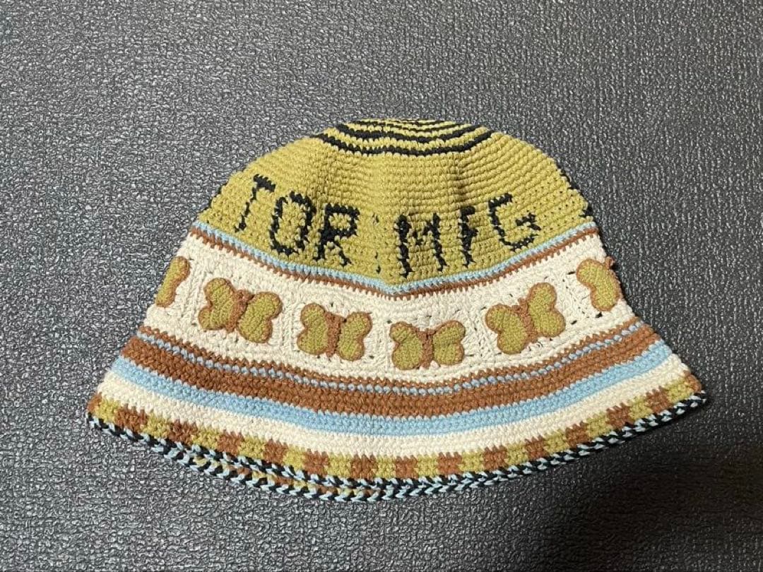 帽子 STORY mfg \"BREW HAT / OLIVE BUTTERFLY\"