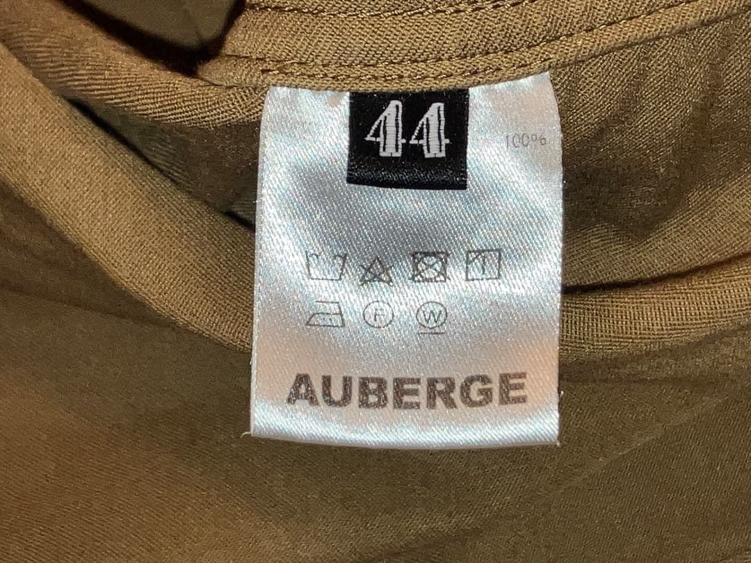 AUBERGE CHARBON DEEP 44 モールスキン カバーオール