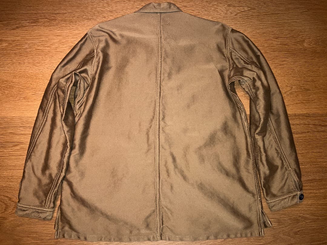 AUBERGE CHARBON DEEP 44 モールスキン カバーオール