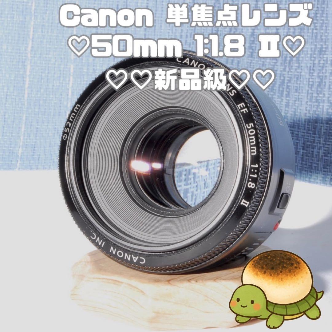 ⭐大人気単焦点レンズ⭐Canon EF 50mm F1.8 Ⅱ
