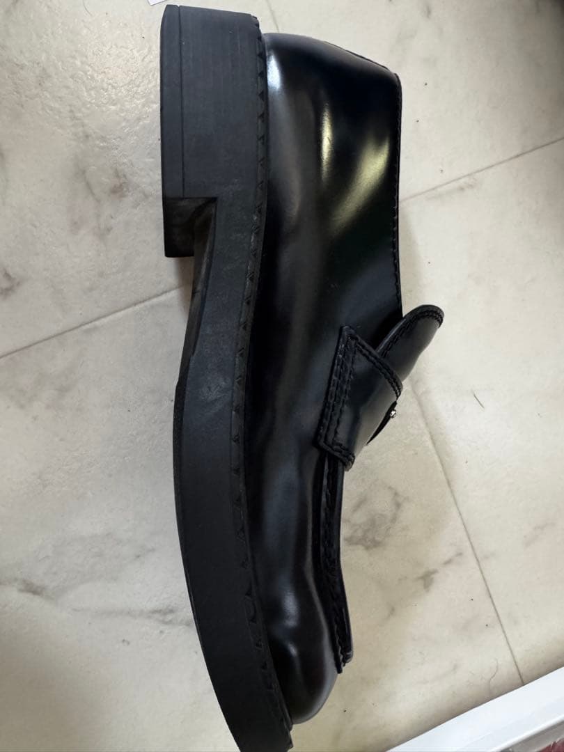 必*い様 PRADA プラダ チョコレートローファー　サイズ10(29cm)