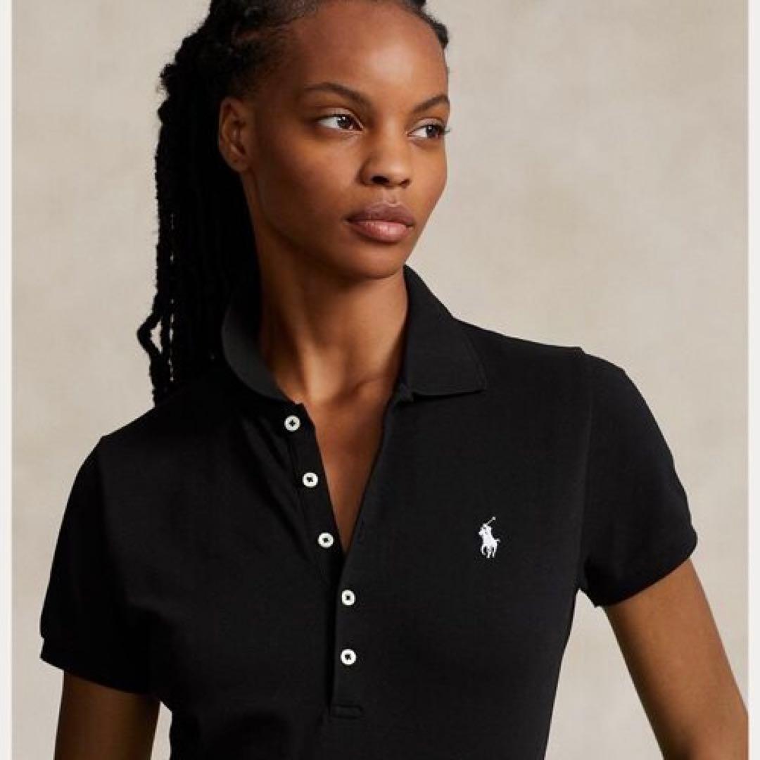 ꧁新 品꧂ POLO RALPH LAUREN ポロスリムフィットストレッチ黒M
