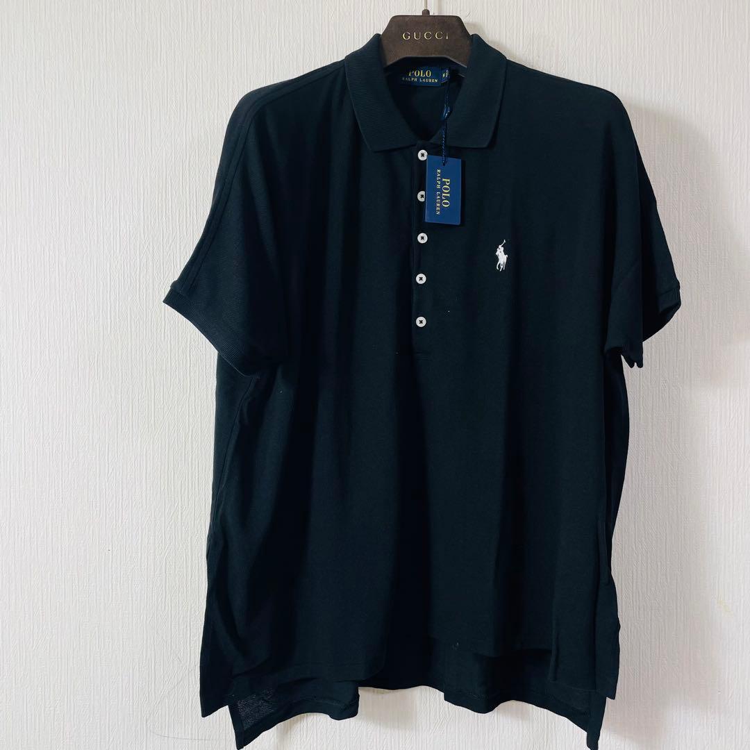꧁新 品꧂ POLO RALPH LAUREN ポロスリムフィットストレッチ黒M