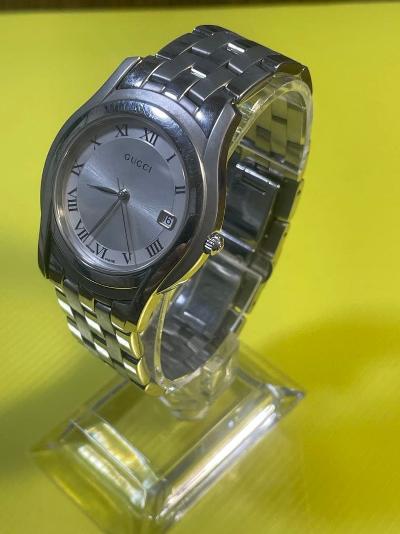 GUCCI アナログ腕時計 シルバー