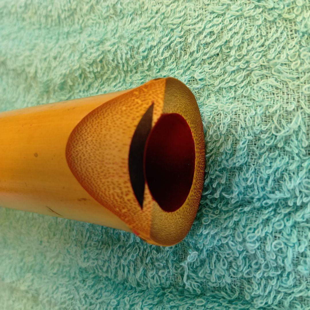 精華銘　都山流尺八　一尺六寸管　篁山調