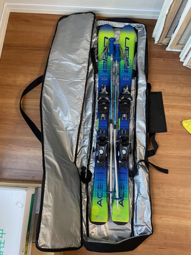 120cm ELAN 子供用カービングスキー バッグ付き