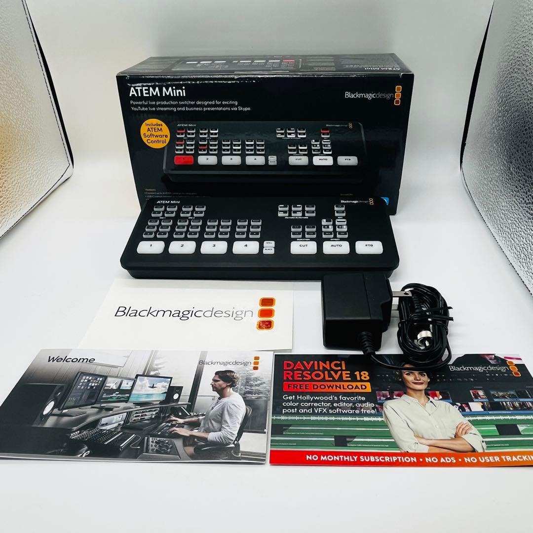 ブラックマジックデザイン　ライブプロダクションスイッチャー ATEM Mini