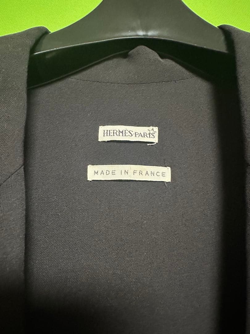 【タグ付新品】HERMÈS シルクツイル チュニックベスト 34 仏製