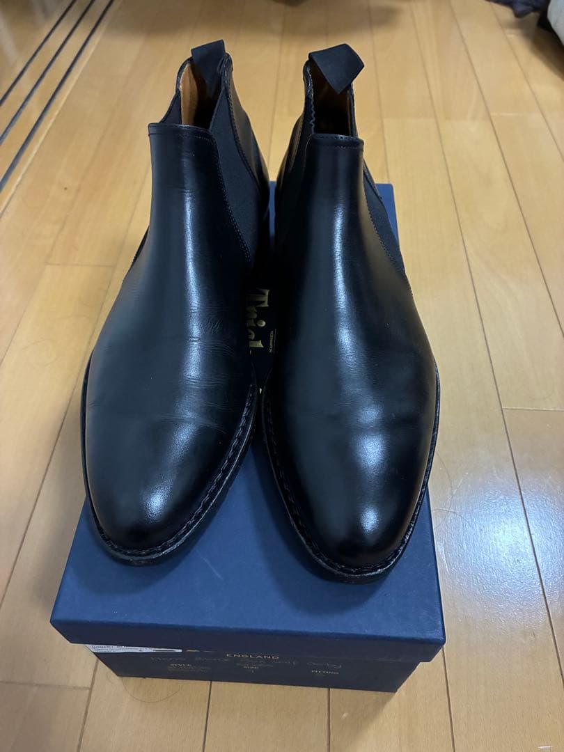 Jalan Sriwijaya サイドゴアブーツ ブラック