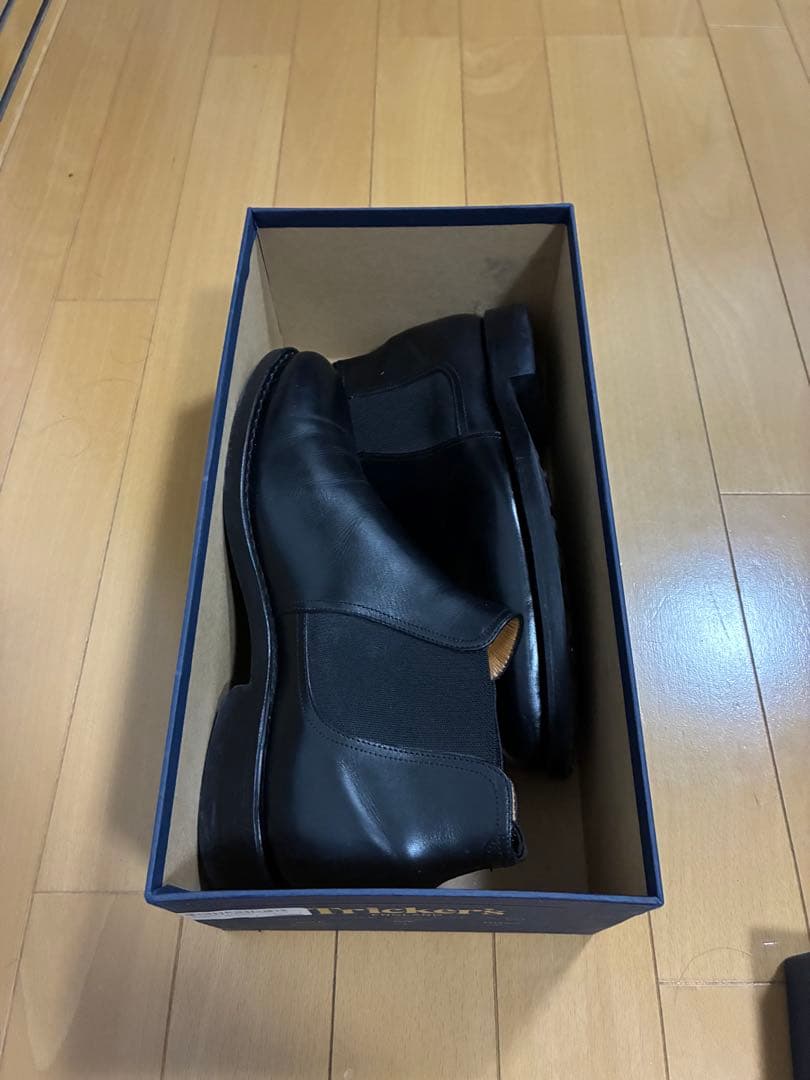 Jalan Sriwijaya サイドゴアブーツ ブラック