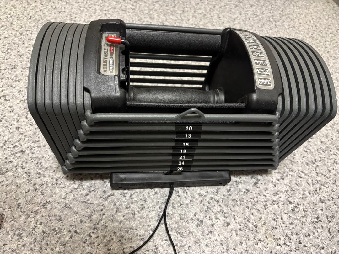 TOPFILM 可変式ダンベル 5kg~26kg 24段階調節 ①