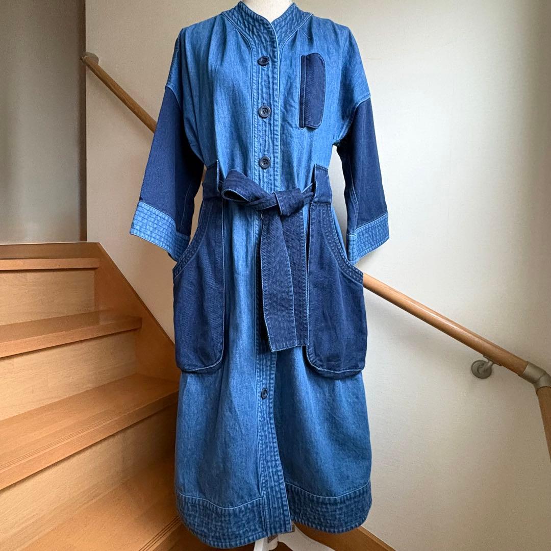 TSUMORI CHISATO ツモリチサト　デニムロングコート　フリーサイズ
