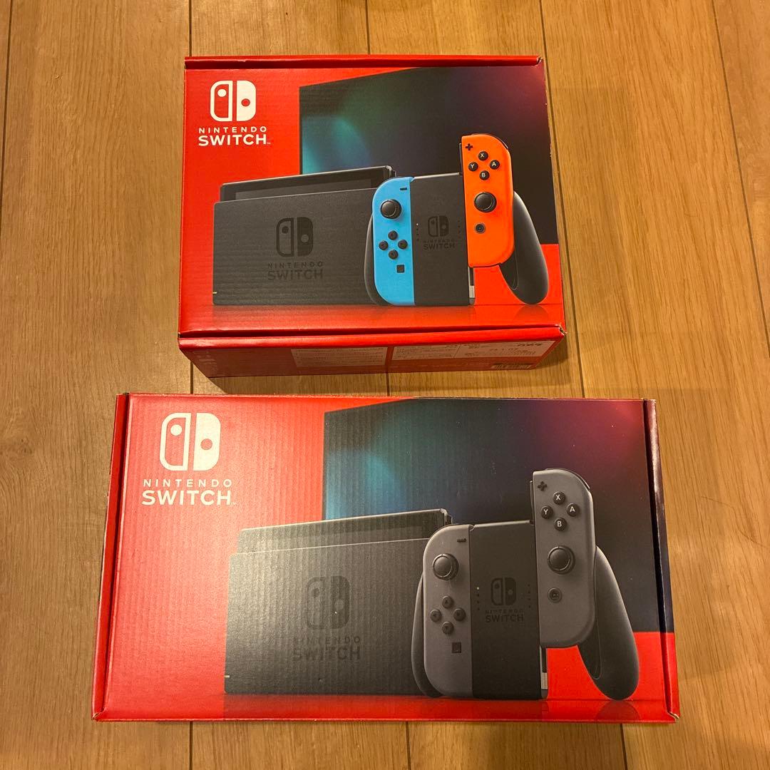 Nintendo Switch本体　2台セットプラス携帯カバー付き