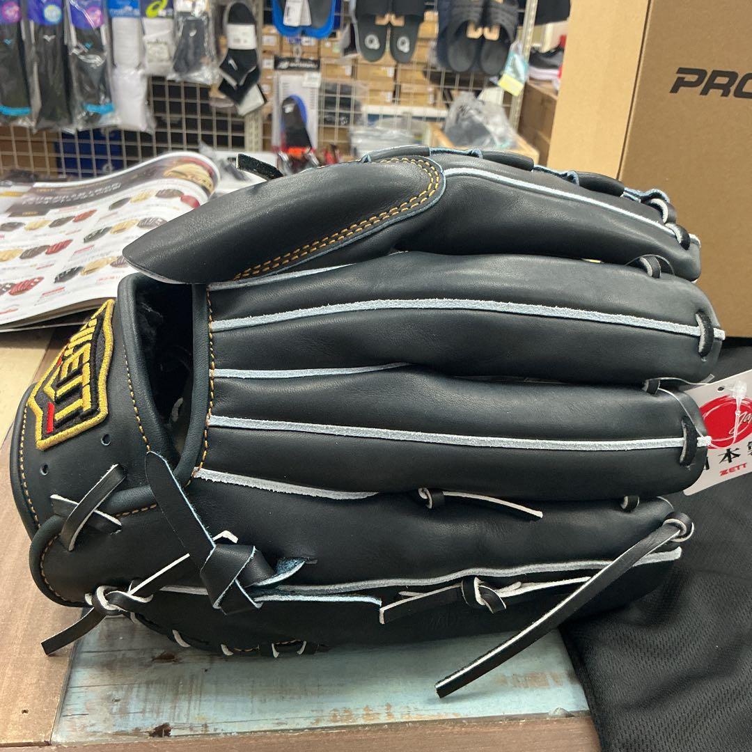 ゼットプロステイタス硬式投手用グローブ　湯もみ型付けサービス