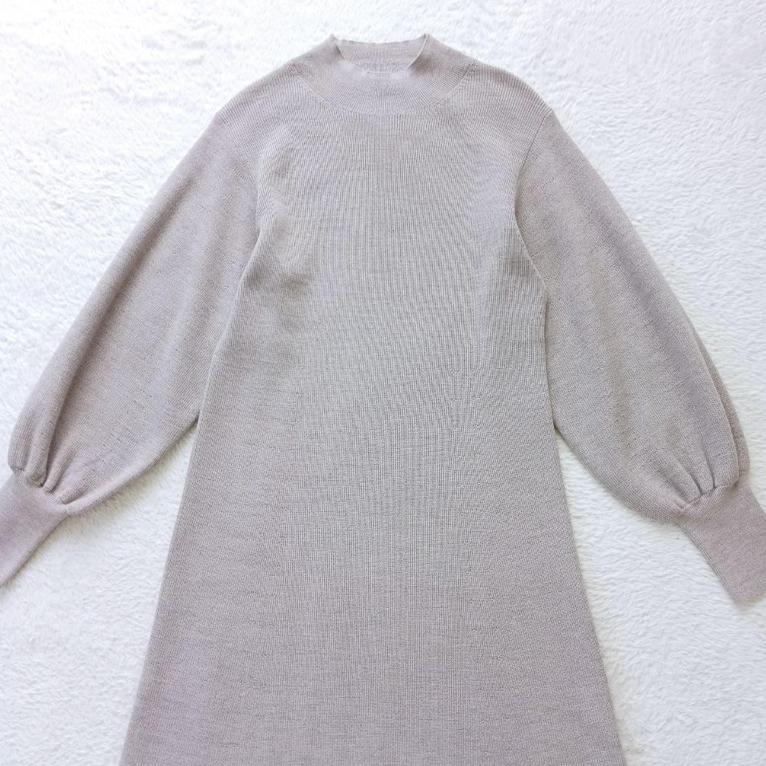 ANAYI　アナイ メリノウール アンサンブルニットワンピース