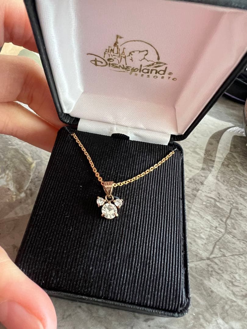 り*ま様 ディズニー　ミッキーマウスジルコニアネックレス