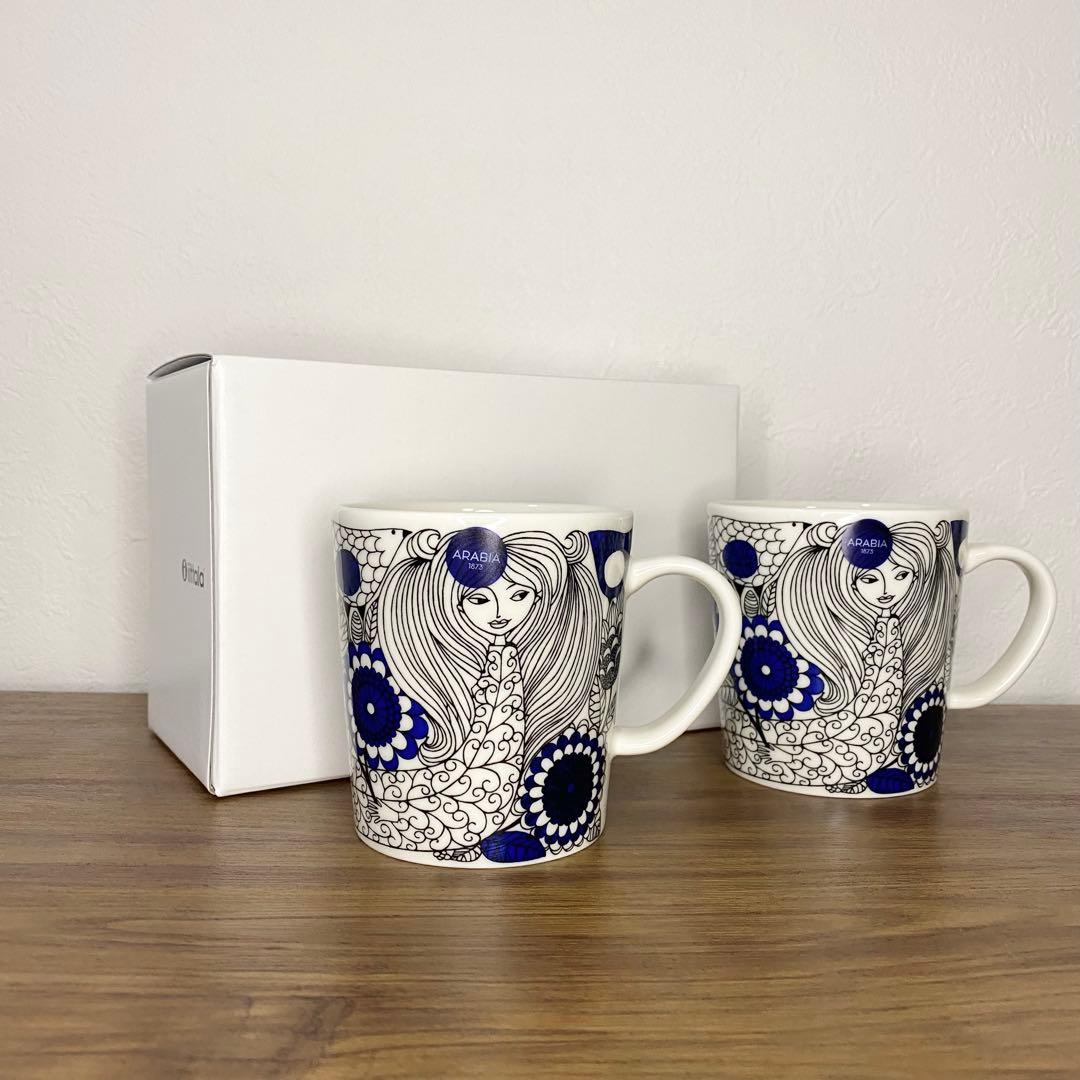 新品未使用　アラビア　パストラーリ　プレート2種4枚　マグ2個　計6点セット