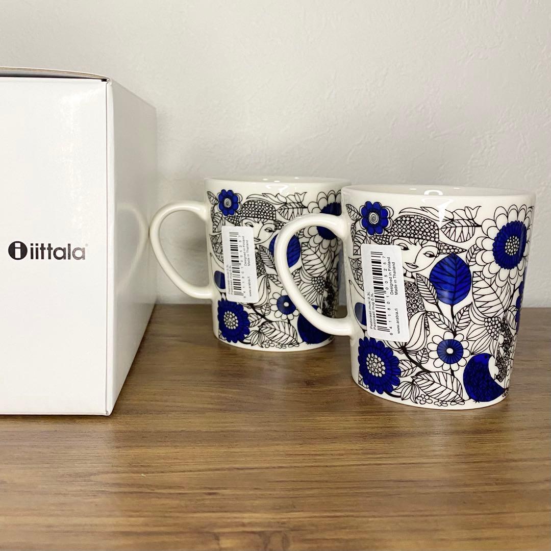 新品未使用　アラビア　パストラーリ　プレート2種4枚　マグ2個　計6点セット