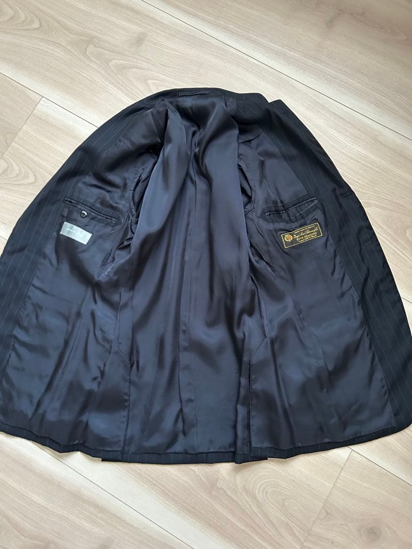 RINGJACKET×guji ロロピアーナ　ストライプスーツ　46