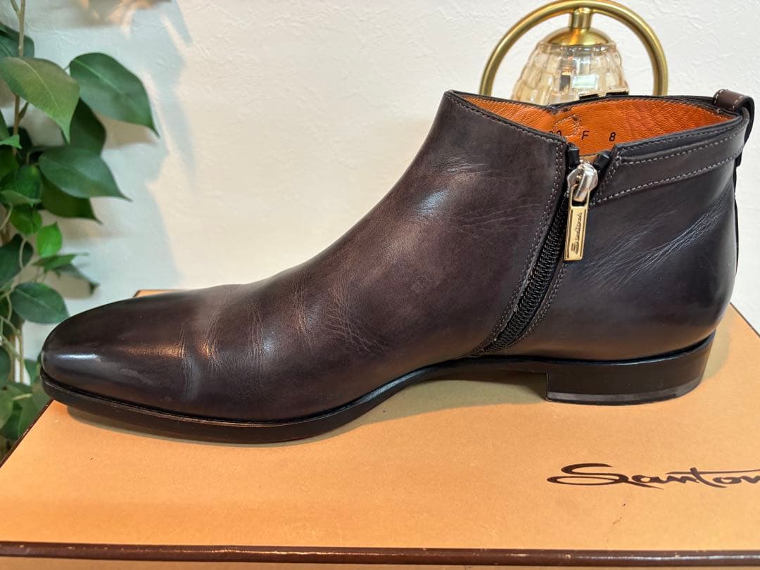 期間限定値下げ中　サントーニ アンクルレザーシューズ （27.5〜28㎝）