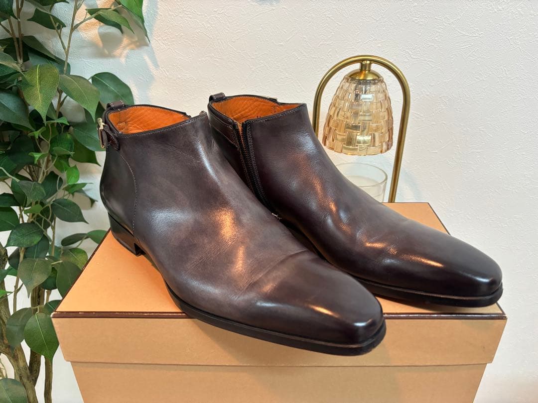 期間限定値下げ中　サントーニ アンクルレザーシューズ （27.5〜28㎝）