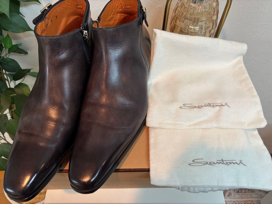 期間限定値下げ中　サントーニ アンクルレザーシューズ （27.5〜28㎝）
