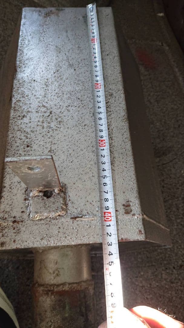 鉄製六角ゴロゴロマフラー　スーパーグレート　フランジ付き　当時物特注品　デコトラ