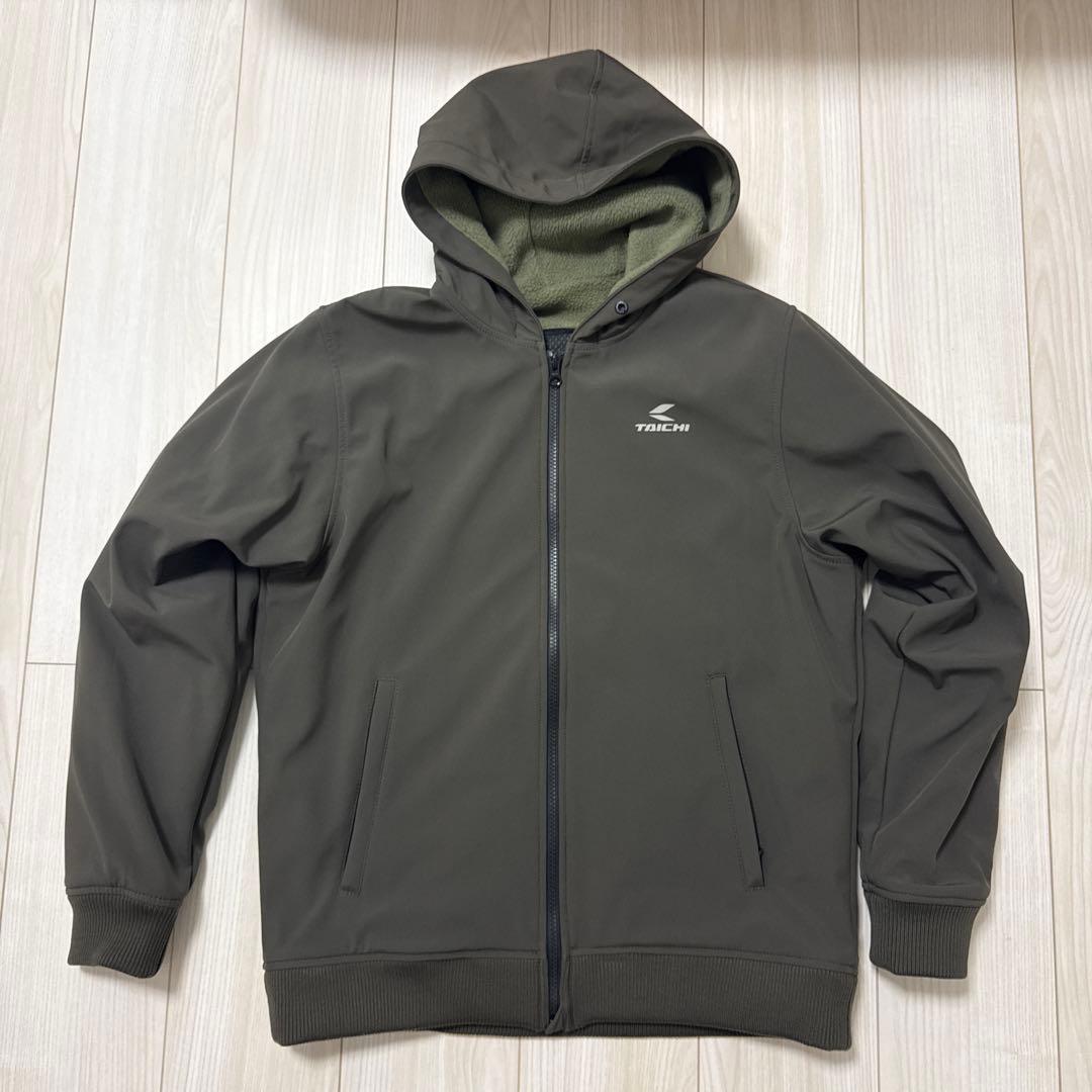 RS TAICHI RSJ727 オクタン ウインターフーディ BLACK